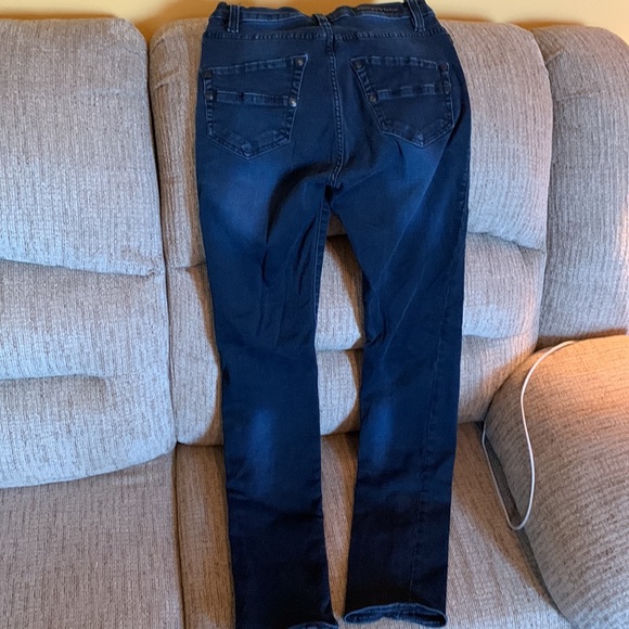 Rock & Republic dark indigo, stretchy, skinny jeans sz4 in good condition - Picture 4 of 7